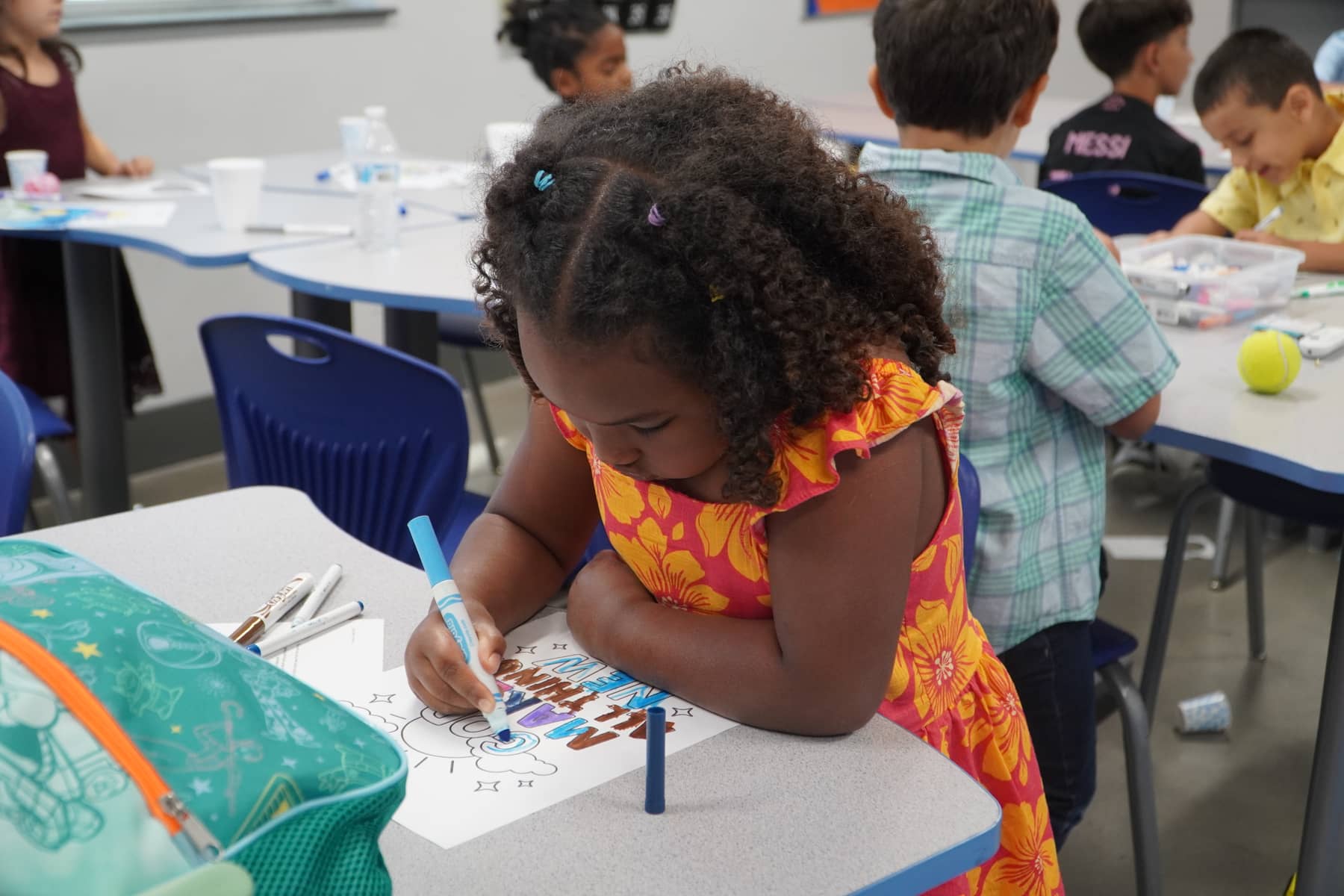 Children learning together at Favor Kids